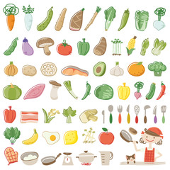 料理　野菜　アイコン