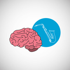 Think different design over white background