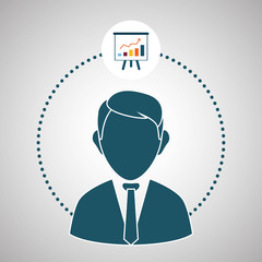 Flat illustration about achievement design