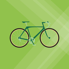 Flat illustration of bike lifesyle design