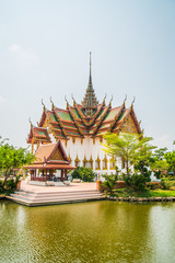 Naklejka premium Pavillion of the Enlightened, Ancient City, Samutprakarn,Thailand. 