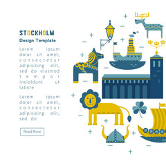 Invitation Stockholm vector