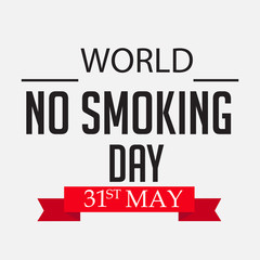 Obraz premium World No Tobacco Day