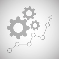 Flat illustration of profit design , editable vector