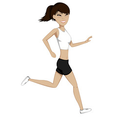 Running girl