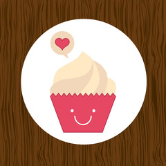 delicious cupcake design 