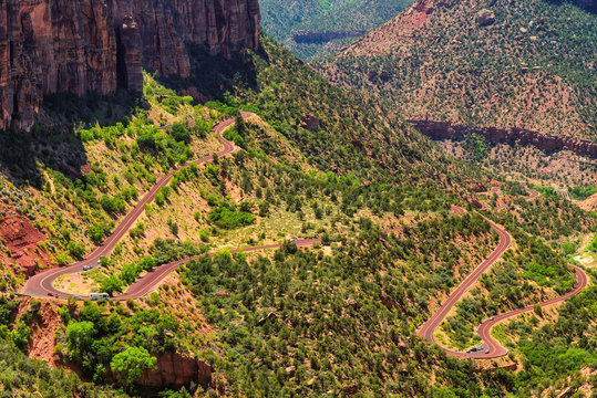 Scenic Drive In Zion National Park