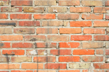 Brick texture with scratches and cracks