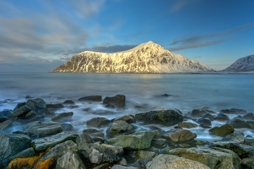 Skagsanden Beach, Lofoten Islands, Norway