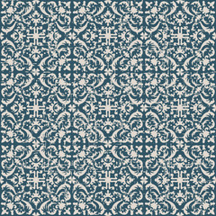 Seamless worn out antique background 231_spiral geometry kaleidoscope