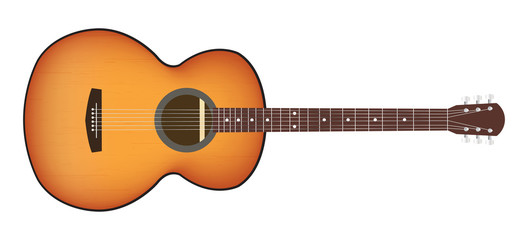 Obraz na płótnie Canvas acoustic guitar 