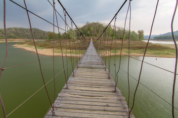 old rope bridge