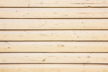 Fototapeta premium Yellow paint wooden desks background.