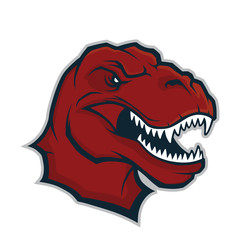 Raptor head mascot