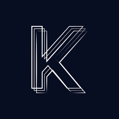 initial letter k abstract