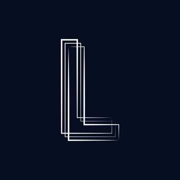 initial letter l abstract