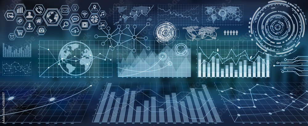 Poster digital charts and screen interface