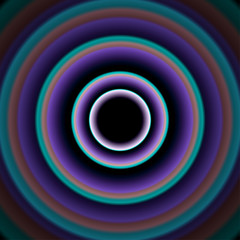 Shiny concentric circles
