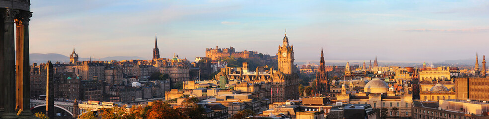 Edinburgh skyline panorama