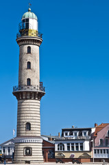 Obraz premium Urlaub an der Ostsee in Warnemünde