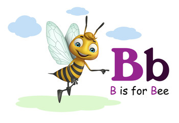 Bee with alphabte