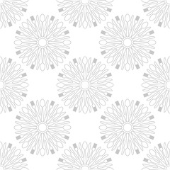 Seamless Kitchen Cutlery Pattern Outline Series