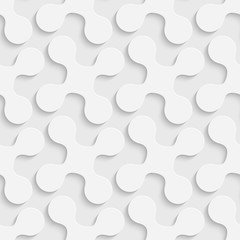 Seamless Curved Shape Pattern