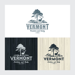 Вермонт, эмблема штата Америки