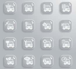 Car service simply icons