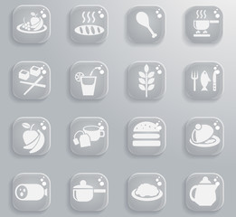 food and kitchen icon set