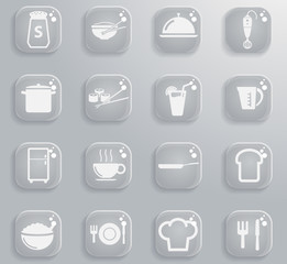 Food and kitchen simply icons