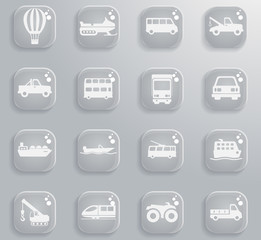 Transportation simply icons