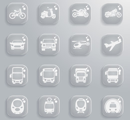 Transport mode icons