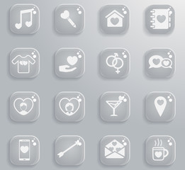 Valentines day simply icons