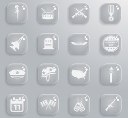 Veterans Day simply icons