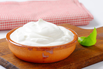 white yogurt