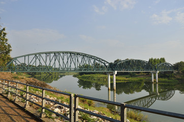 Selective focus for the scene of landscape in Sukhothai - Thailand in the morning
