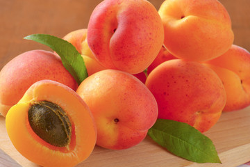 Fresh apricots