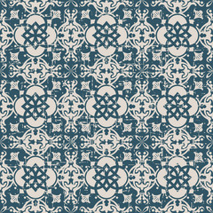 Seamless worn out antique background 272_round square cross kaleidoscope