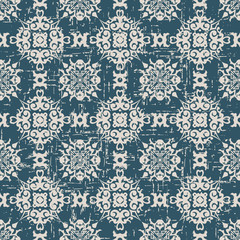 Seamless worn out antique background 273_spiral cross kaleidoscope