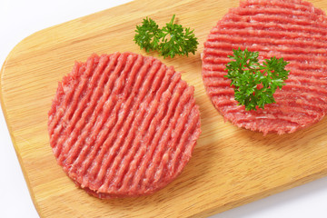 hamburger patties