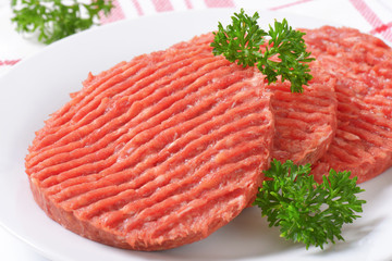 hamburger patties