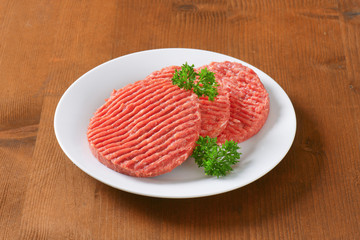 hamburger patties