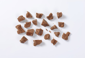 pieces of chocolate