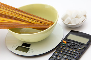 Control diabetes - counting carbohydrates for thoroughly insulin treatment