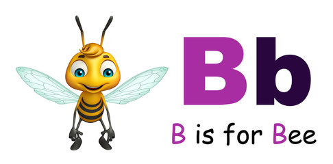 Bee with alphabte