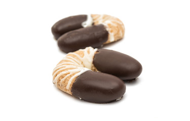 Horseshoe cookies isolated