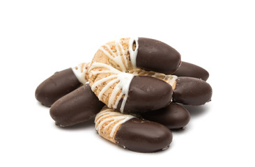 Horseshoe cookies isolated