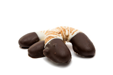 Horseshoe cookies isolated