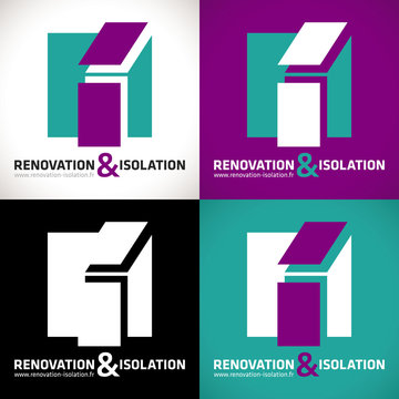 logo auto-entrepreneur isolation rénovation conseil maison btp 